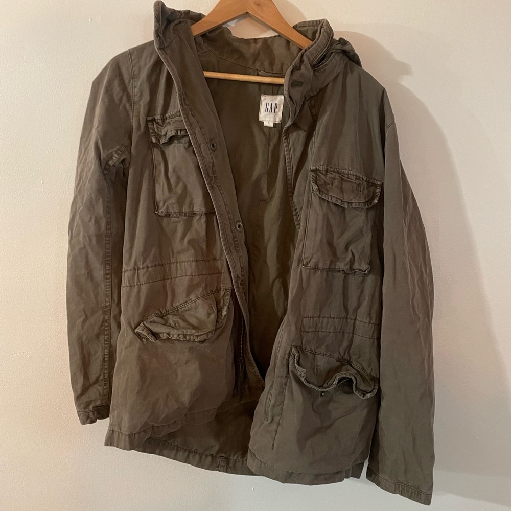 Gap Fatigue Style Jacket Men’s Size Small - Olive